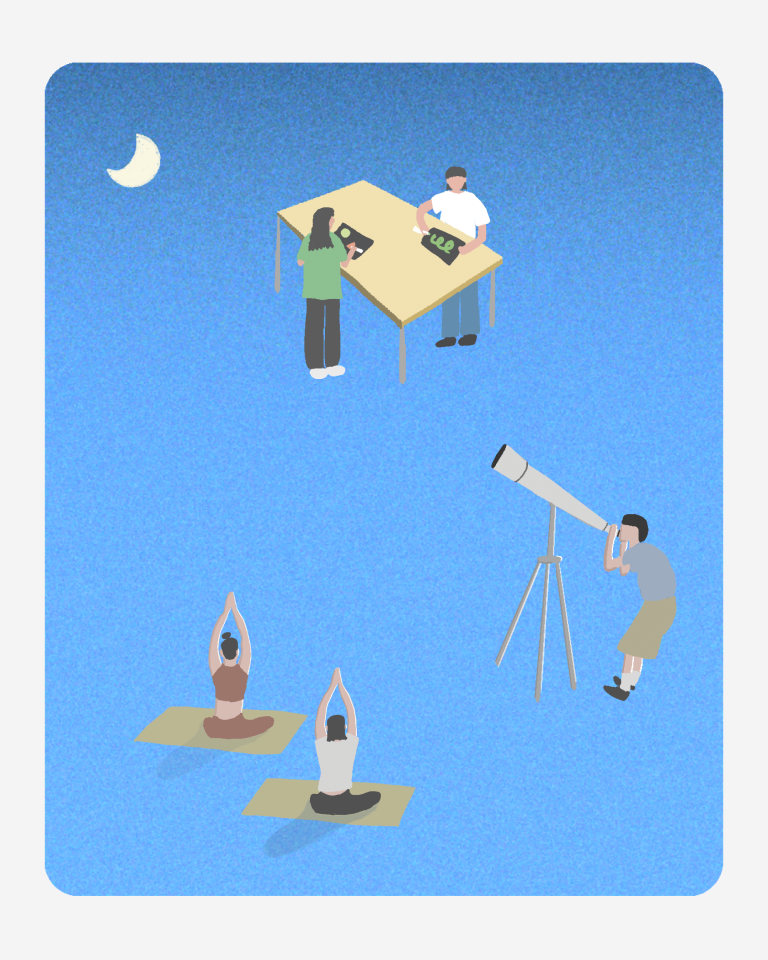 イーグレ屋上ピクニック フライヤー|兵庫県姫路市の夕雲舎デザイン事務所