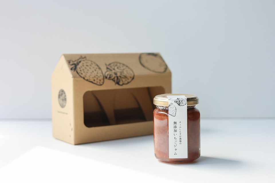 チームしんすけ農場 ジャムパッケージ|兵庫県姫路市の夕雲舎デザイン事務所